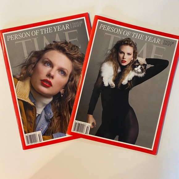 2 Taylor Swift Time magazines - Cat & Brown Jacket $40 for both. - Picture 1 of 3